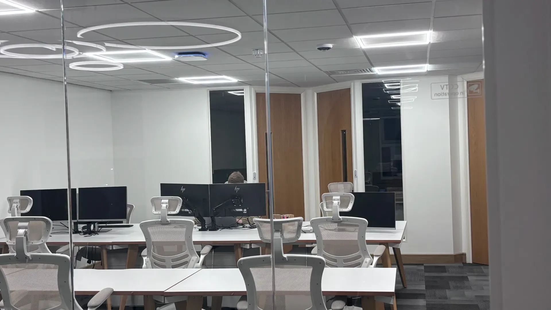 A private meeting space at the group's Staffordshire office